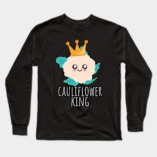 Cauliflower King Cute Long Sleeve T-Shirt